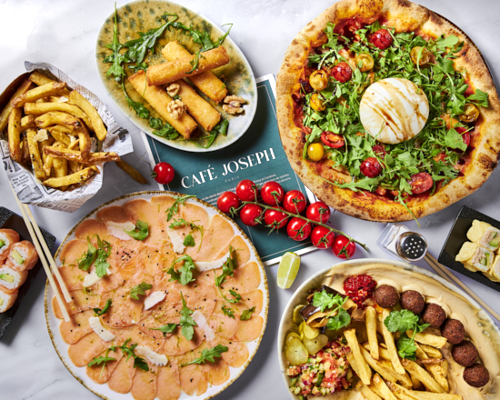 Sélection de plats du Café Joseph à Paris